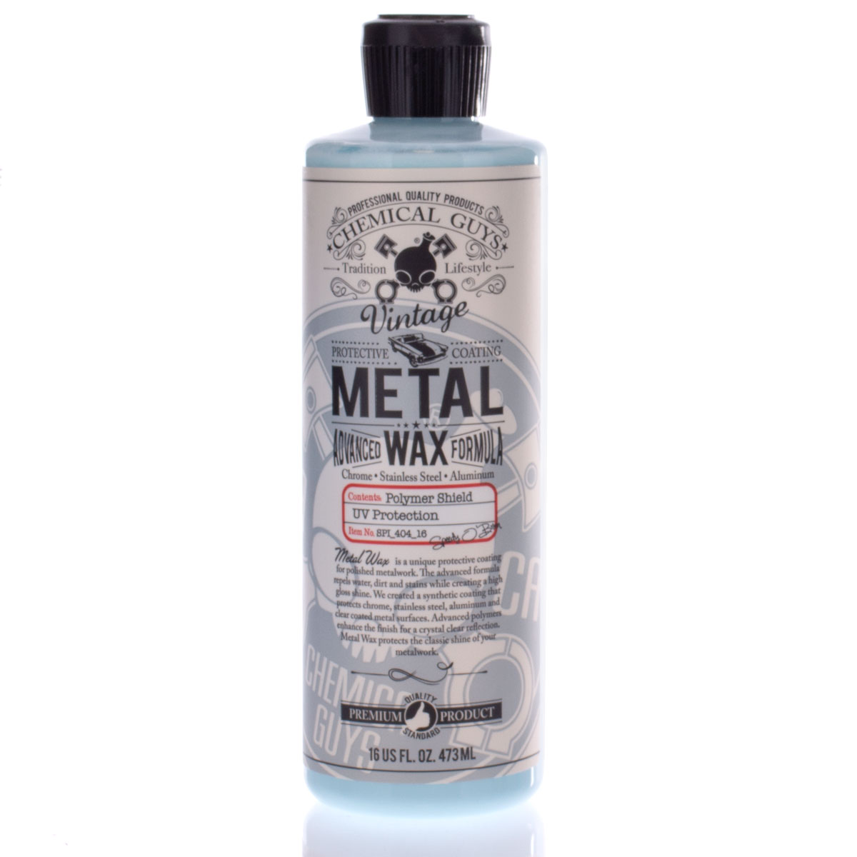Chemical Guys Light Metal Polish 16oz | Aluminum & Chrome Wax